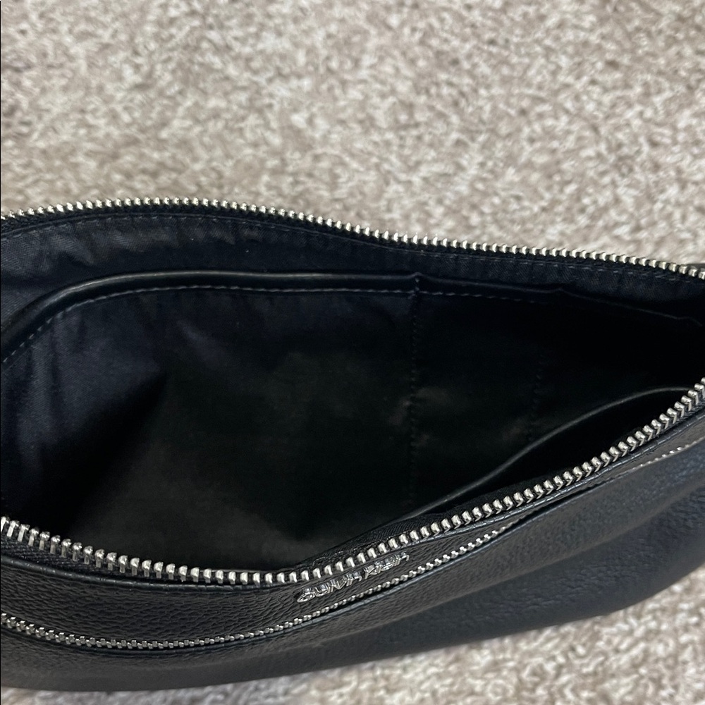 Calvin Klein Black Textured Clutch - Picture 6 of 8